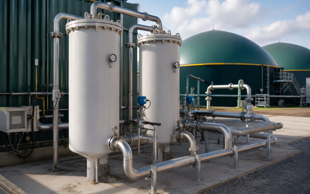 Tipos de filtros para eliminar H2S del biogás